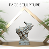 Unique Face Sculpture